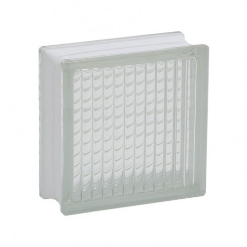 Mattone vetrocemento Dakota bastoncino chiaro, 190x190x80mm (Confezione da 10 pezzi) Dakota - 1