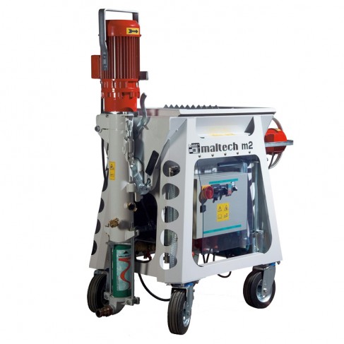 Intonacatrice trifase Maltech M2 per intonaci premiscelati, 5,5kW 400V MALTECH - 1