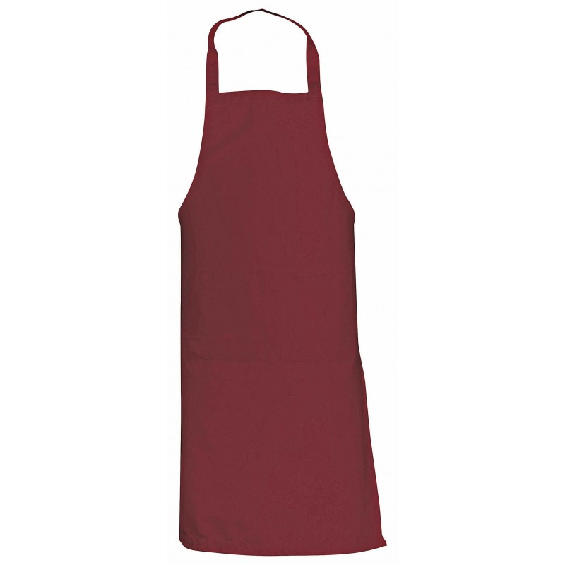 Grembiule lungo Logica K18190 Bordeaux/Nero/Bianco/Rosso/Verde Taglia Unica