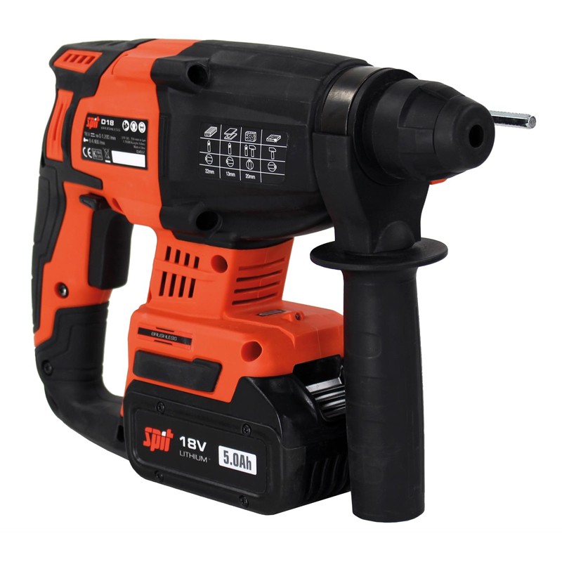 Martello perforatore a batteria Spit D18 con attacco SDS-Plus, 2J Spit - 2