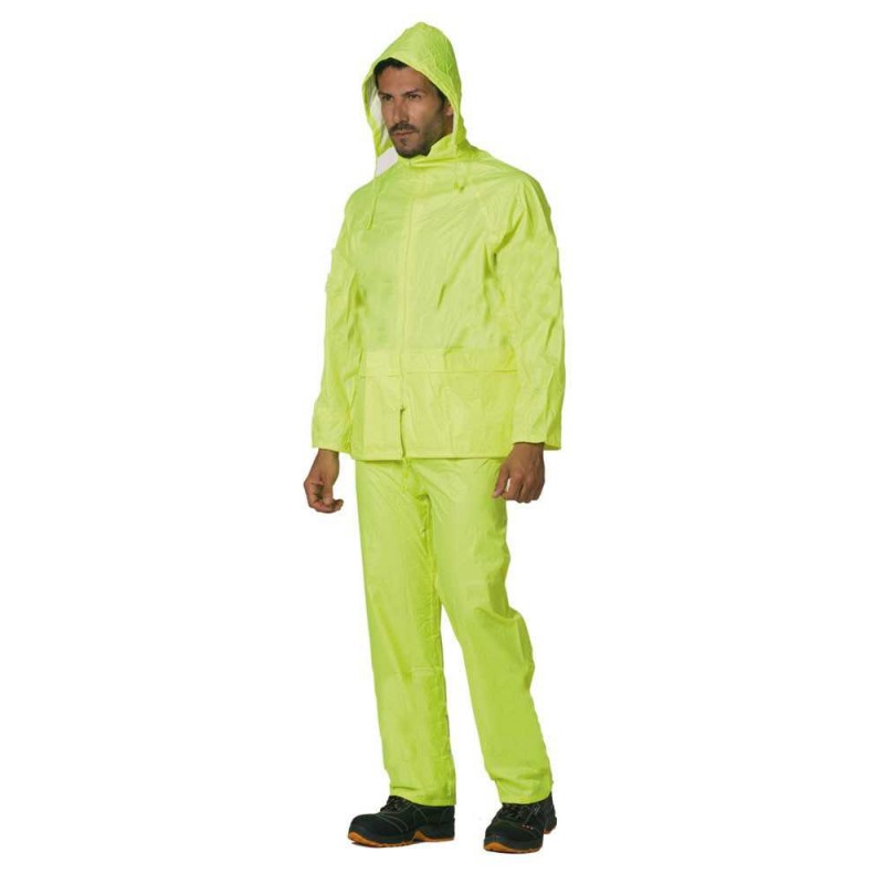 Completo antipioggia Logica Norain B/V/G Taglia da S a XXXL