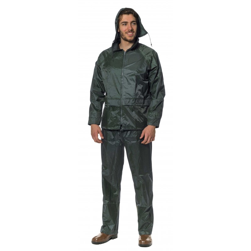 Completo antipioggia Logica Norain B/V/G Taglia da S a XXXL