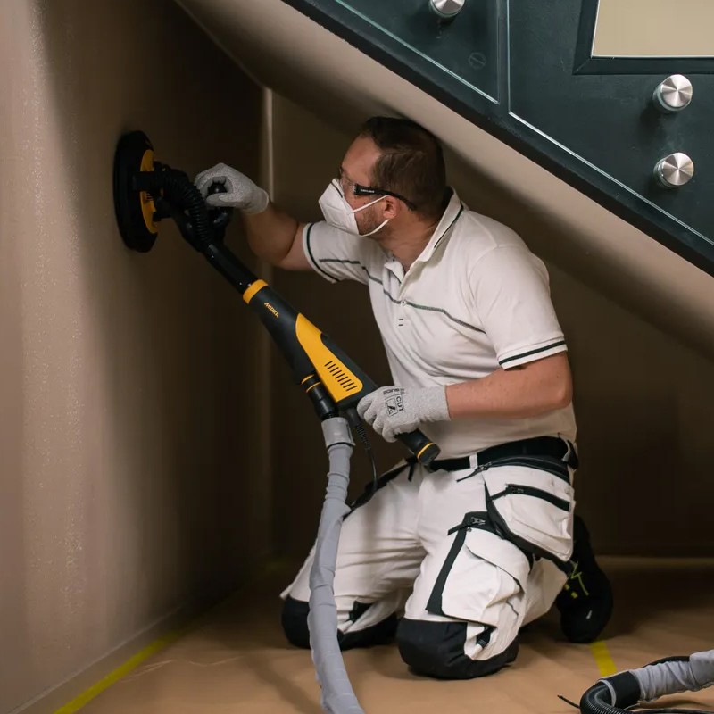 Levigatrice da muro orbitale Mirka Leros-S 950CV platorello 225mm, 350W Mirka - 7