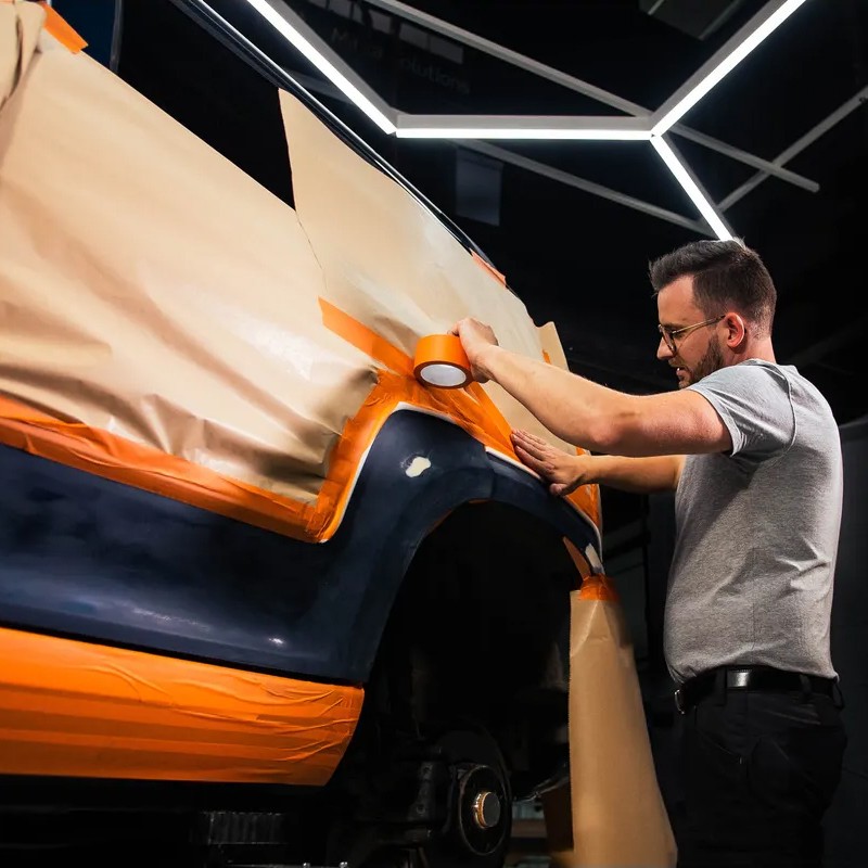 Nastro per mascheratura Mirka 90C Orange Line 48mmx45m (18pz) Mirka - 3