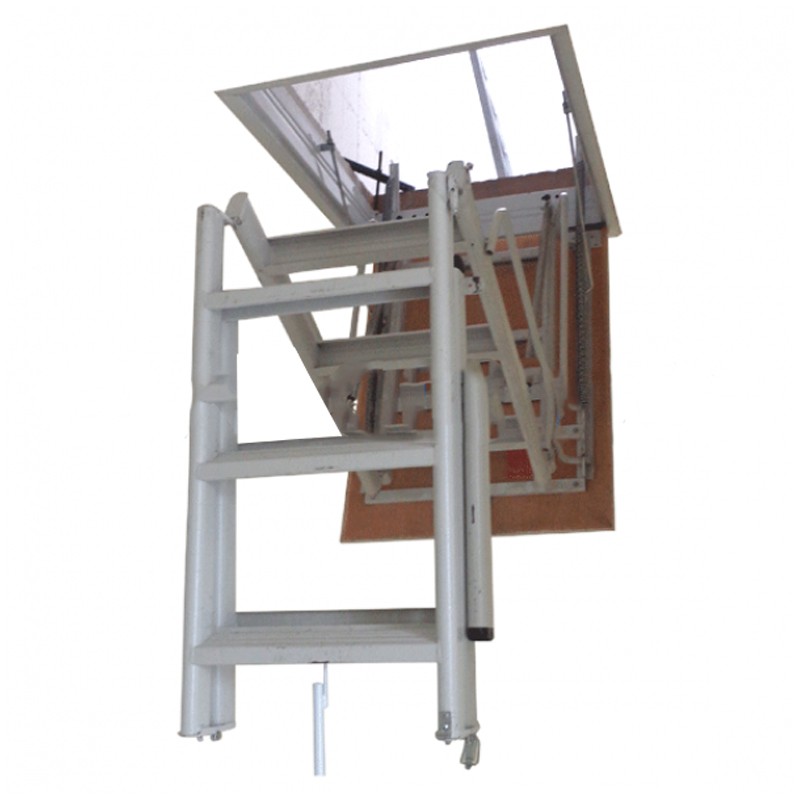 Scala retrattile a soffitto in acciaio Dakota ripiego a ginocchio, 700mm Dakota - 2