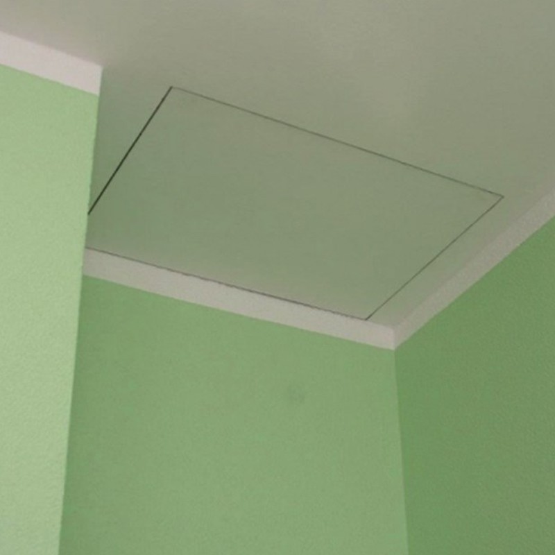 Botole d'ispezione FF Systems F1 1000mm per soffitti/pareti in cartongesso, lastra idro 12,5mm (2pz) FF Systems - 4