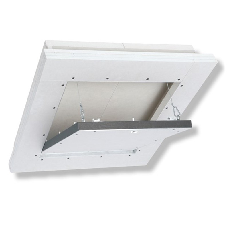 Botola d'ispezione per controsoffitto FF Systems F6 resistente al fuoco EI90, GKF 40mm FF Systems - 1