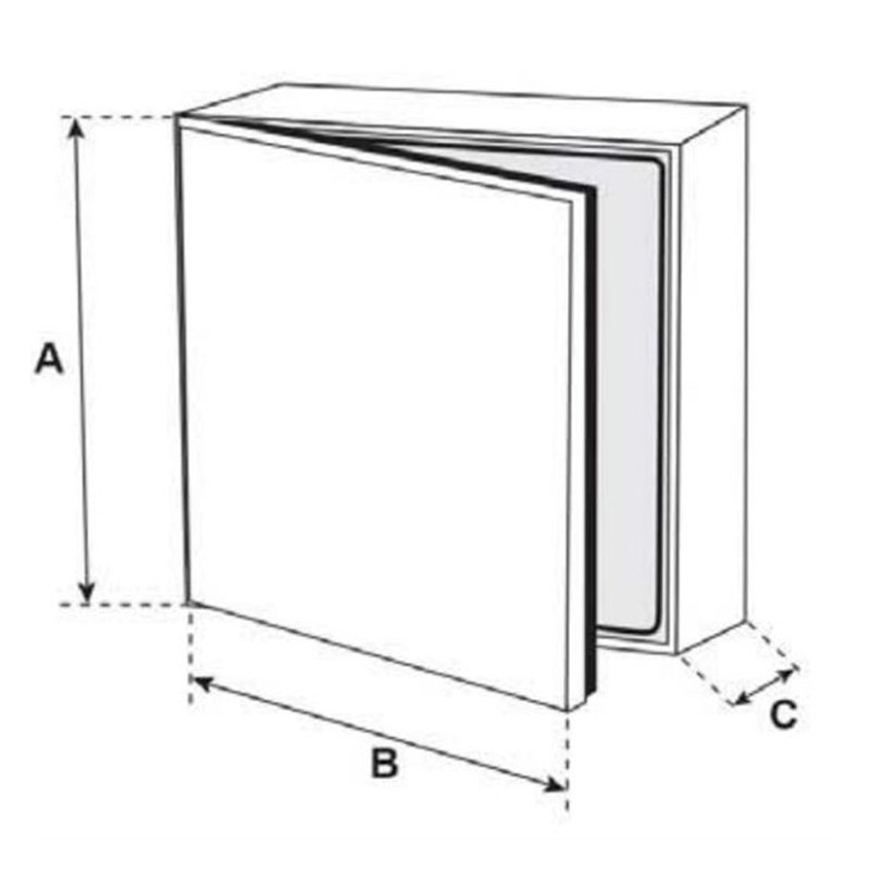 Botola d'ispezione FF System MWS per parete in muratura con sportello a bascula FF Systems - 4