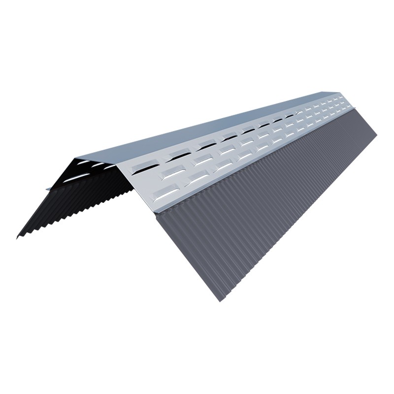 Sottocolmo ventilato rigido Riwega Venti-tech Metal naturale in acciaio e piombo, 1000mm