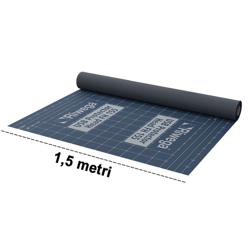 Membrana da tetto impermeabile traspirante Riwega USB Protector Head FH 155 in PP (rotolo 1,5x50 metri) Riwega - 1