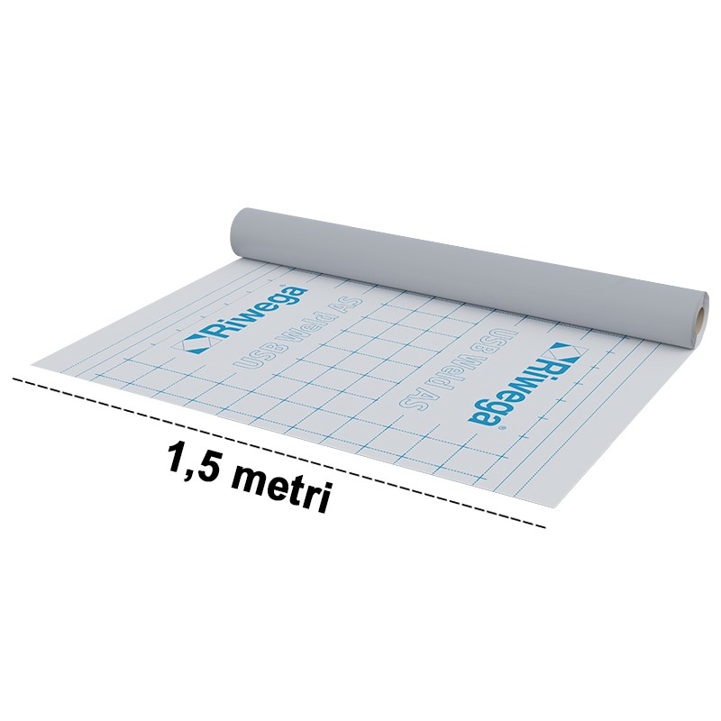 Membrana da tetto impermeabile traspirante Riwega USB Weld AS in PU (rotolo 1,5x30 metri) Riwega - 1