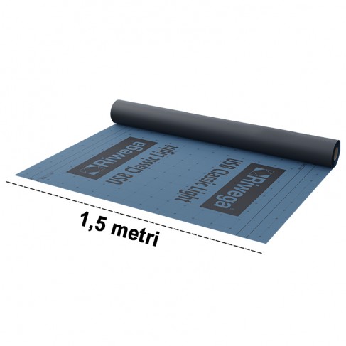 Membrana da tetto impermeabile traspirante Riwega USB Classic Light in PP (rotolo 1,5x50 metri) Riwega - 1