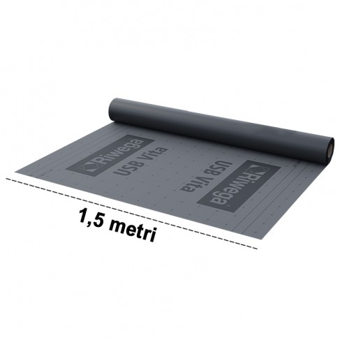 Membrana da tetto impermeabile traspirante Riwega USB Vita TOP SK in PET doppia banda adesiva (rotolo 1,5x50 metri) Riwega - 1
