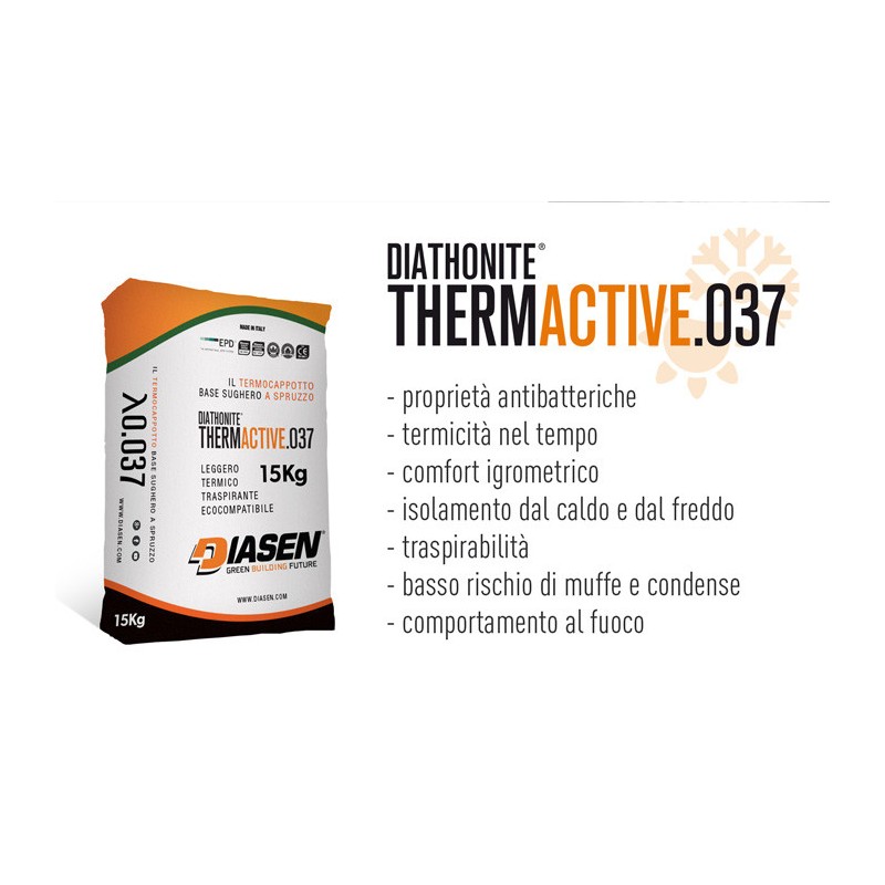 Diathonite Diasen Thermactive.037 (sacco 15 kg) Diasen - 2