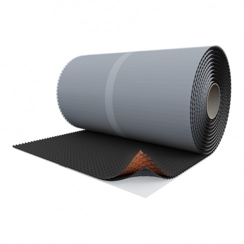 Raccordo per camino Riwega ROLL Flex TOP - Pb nero in piombo e butile (rotolo da 5 metri) Riwega - 1