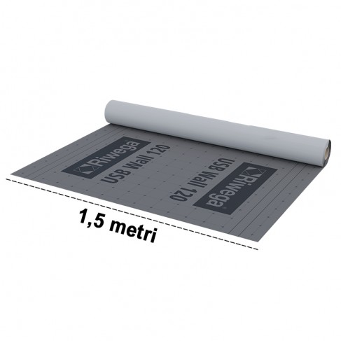 Membrana da parete impermeabile traspirante Riwega USB Wall 120 in PP (rotolo 1,5x50 metri) Riwega - 1