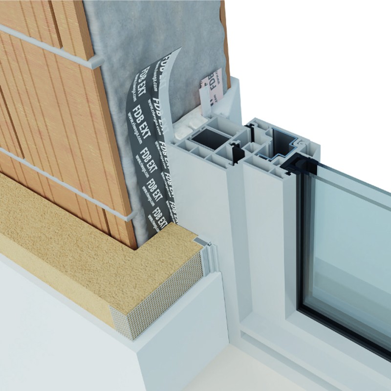 Nastri adesivi traspiranti FDB EXT VSK Plus 100 Riwega per serramenti esterni alta grammatura (100mmx25m) (4pz) Riwega - 2