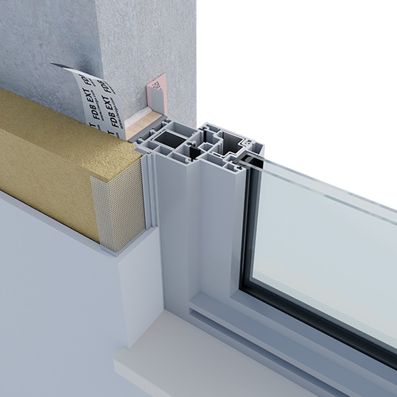 Nastri adesivi traspiranti FDB EXT AC+BU Riwega per serramenti esterni banda acrilica/butilica (100mmx25m) (4pz) Riwega - 2