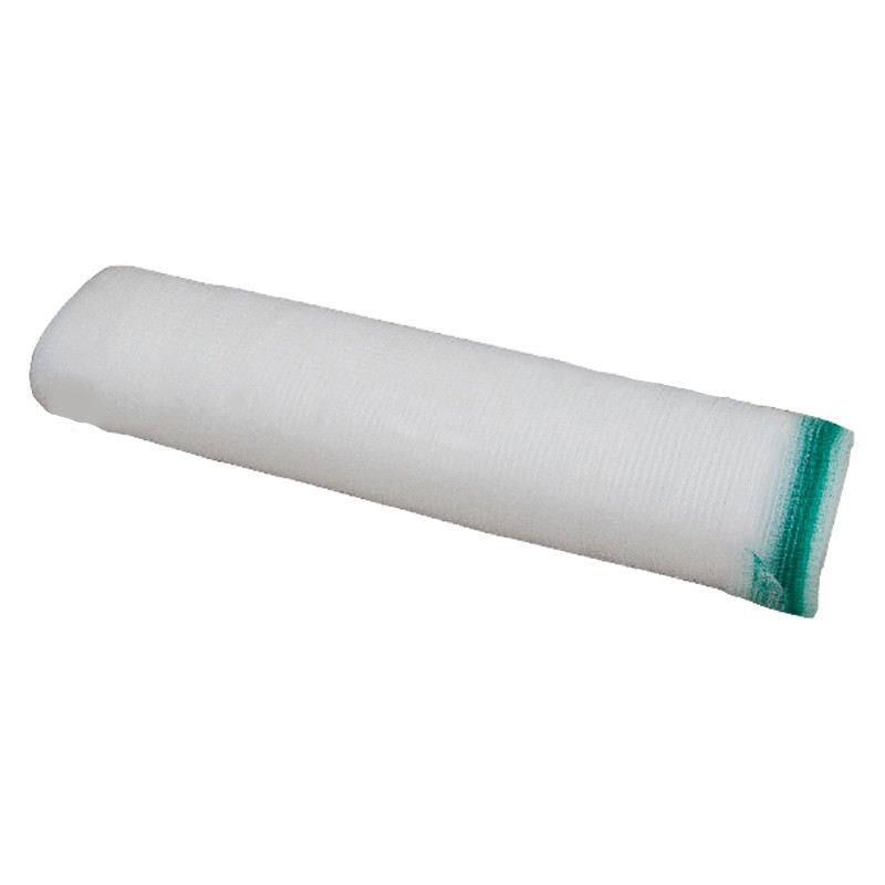 Rete tessuta bianca a maglia aperta Dakota con bordi rinforzati per ponteggi, rotolo 1,8x25metri Dakota - 1