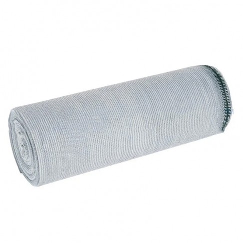 Rete tessuta oscurante bianca Dakota a maglia in piattina per ponteggi, rotolo 1,8x100metri Dakota - 1