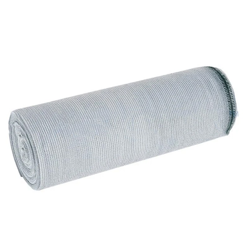 Rete tessuta oscurante bianca Dakota a maglia in piattina per ponteggi, rotolo 1,8x100metri Dakota - 1