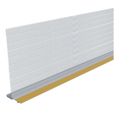 Profili a rete Riwega W23 in plastica per giuntare il serramento sia all’intonaco che al cappotto (18mmx2,4)(25pz) Riwega - 1