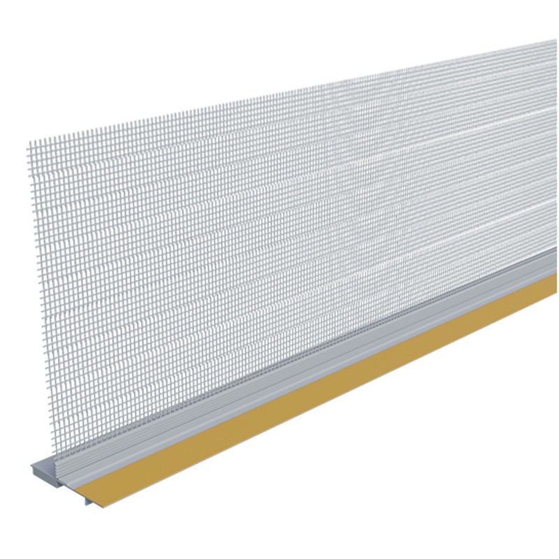 Profili a rete Riwega W23 in plastica per giuntare il serramento sia all’intonaco che al cappotto (18mmx2,4)(25pz) Riwega - 1