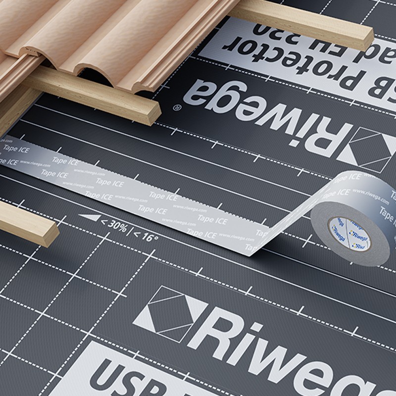 Bande adesive acriliche Riwega Tape Ice per basse temperature (rotolo 60mm x 25m) (10pz) Riwega - 2