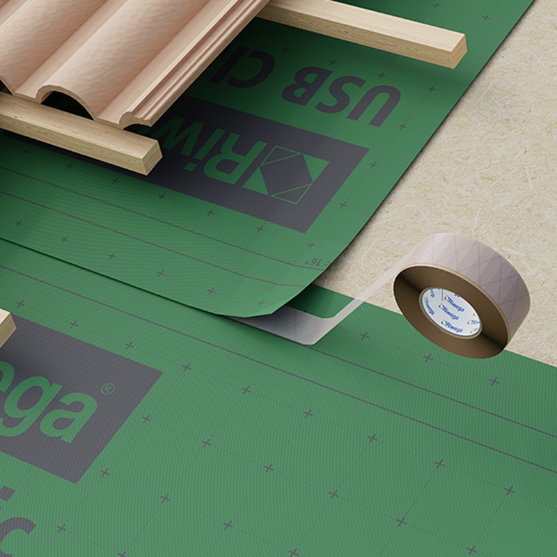 Bande biadesive acriliche Riwega Tape 2 AC 20 sigillatura sormonti schermi e membrane (rotolo 20mmx50m)(12pz) Riwega - 2