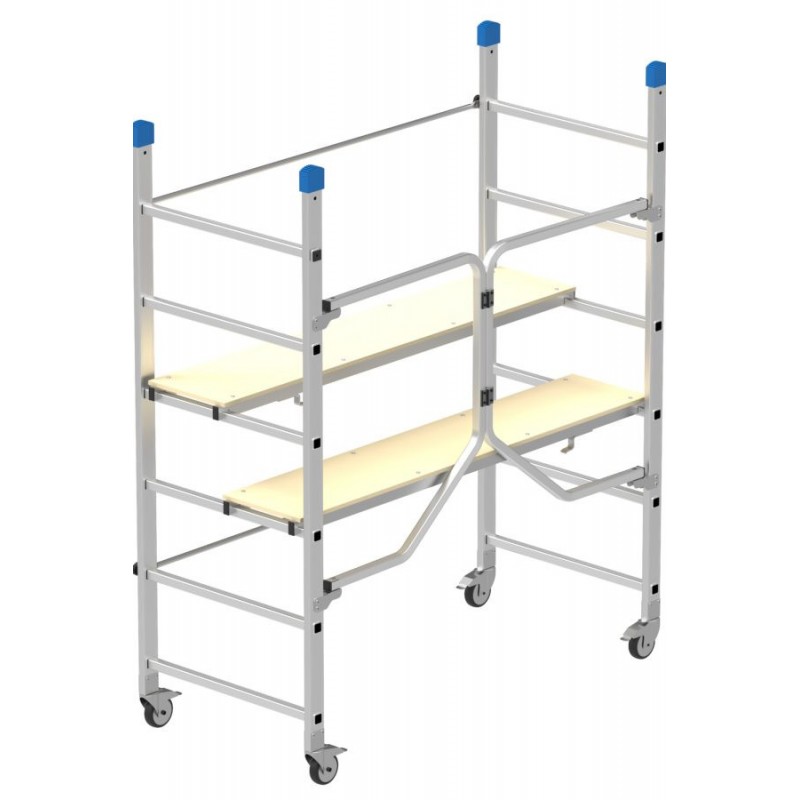 Ponteggio Marchetti Dinamico in Alluminio 1/Alzata M 1,80 con 2 semipiani Marchetti - 1