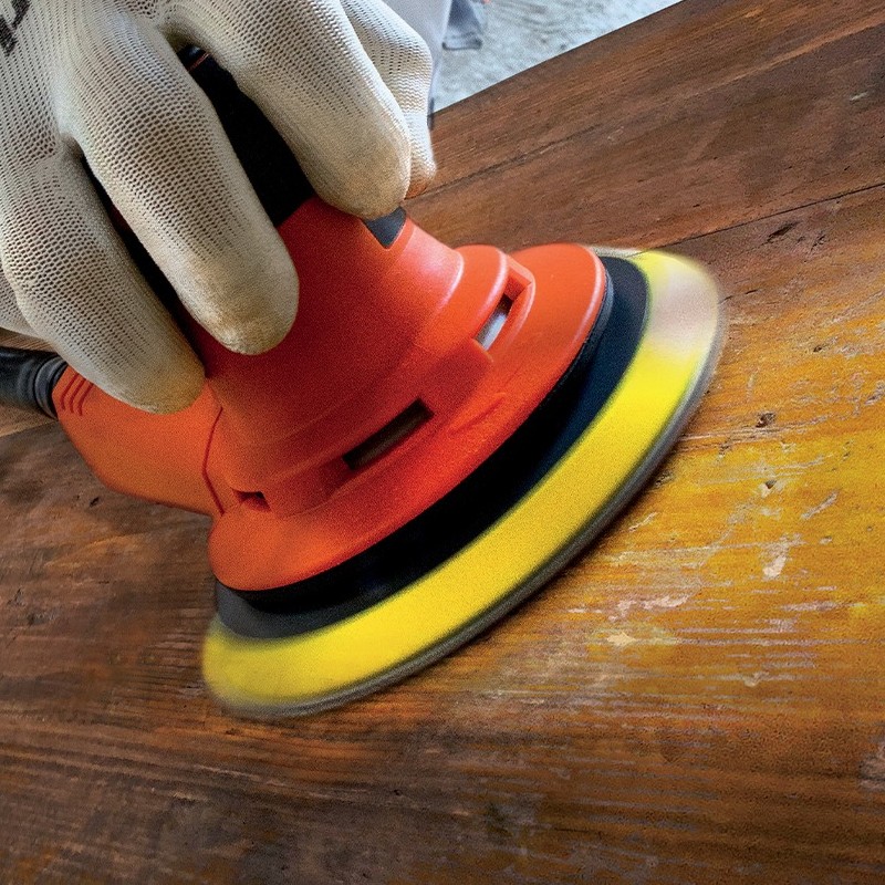 Levigatrice roto-orbitale Kapriol KOSB 350 con disco da 150mm, 350W Kapriol - 5