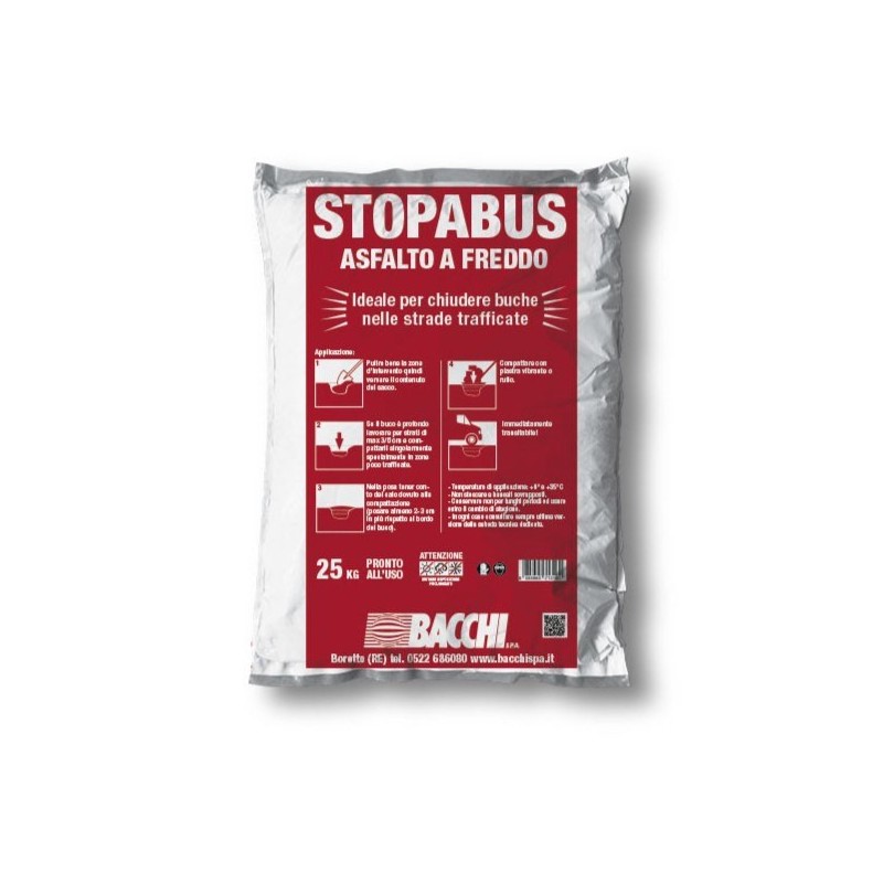 Asfalto Bacchi Stopabus a freddo (Sacco da 25 Kg) Bacchi - 1