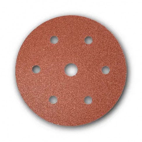 Disco abrasivo forato in carta Rurmec DC 60-225 per carteggiatura Ø225 mm grana 60 (50pz) Rurmec - 1