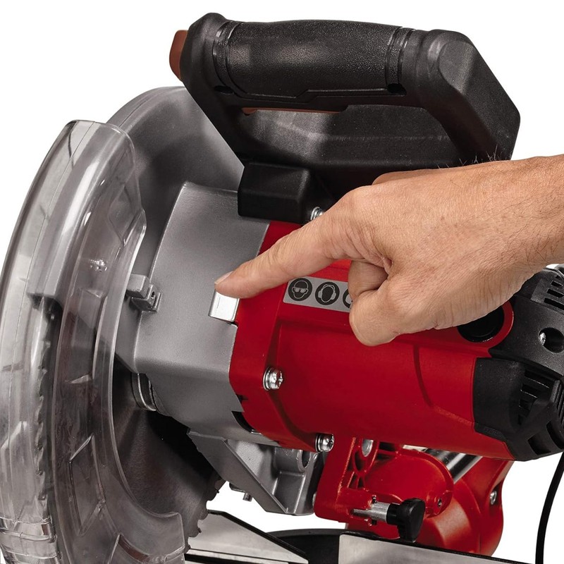 Troncatrice radiale Einhell TC-SM 2531/2 U 1900W con banchetto, lama da 254mm Einhell - 2