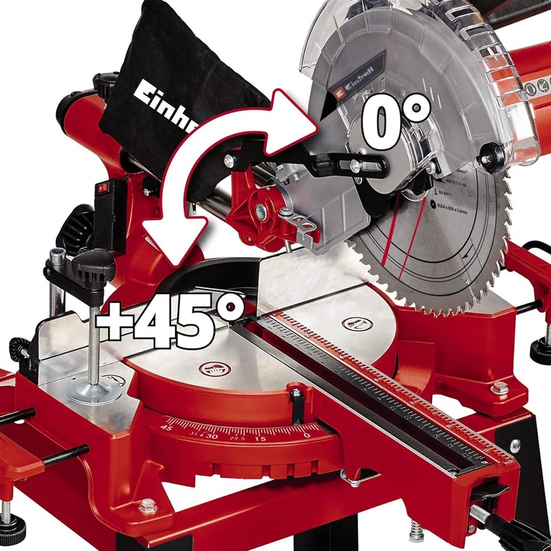 Troncatrice radiale Einhell TC-SM 2531/2 U 1900W con banchetto, lama da 254mm Einhell - 3